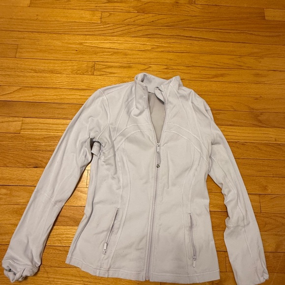 lululemon athletica Sweaters - Lululemon Athletica Light Gray Ski Jacket